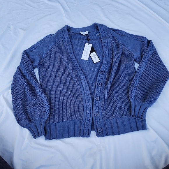 Gianni Bini Womens Medium Cable Knit Cardigan Sweater Set NWT - Picture 10 of 16